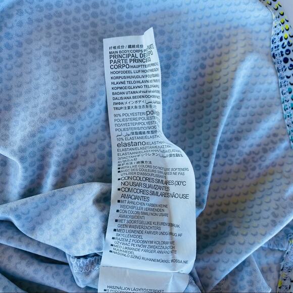 Under Armour | Multi Color Polka Dot Mesh Cross Strap Tank EUC M - Picture 4 of 9